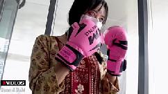 Desi ufc fighter girl punch likes a pro